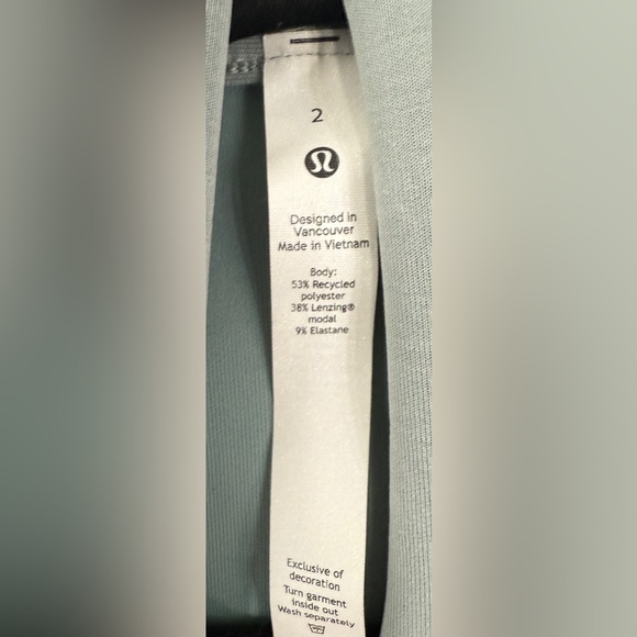 Lululemon Softstreme Dropped Sleeve Wrap - Silver Blue - Picture 6 of 9